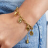 Coin Charm Bracelet