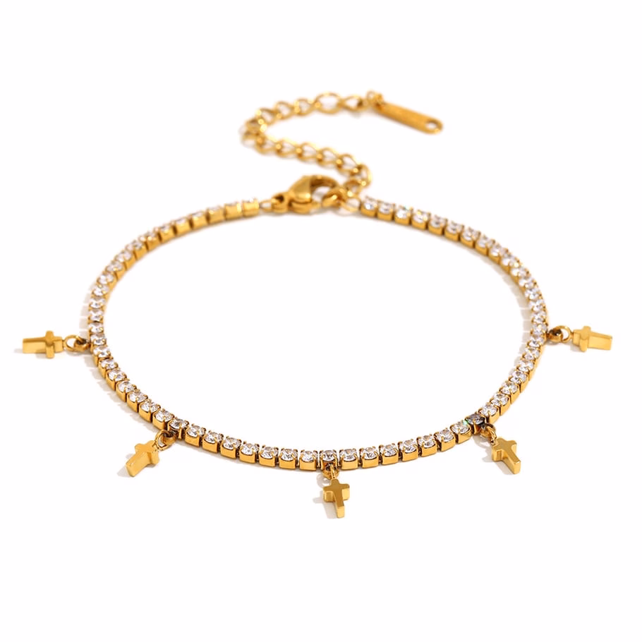 Crosses Tennis Bracelet