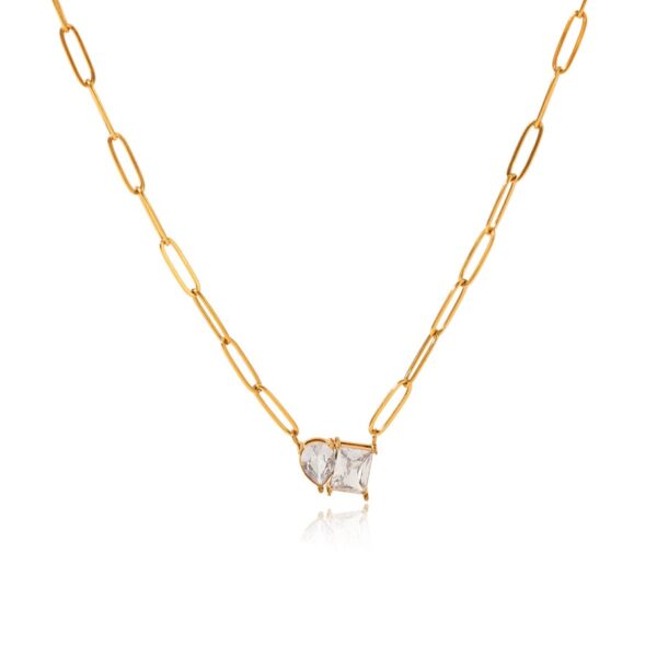 Double Pendant Necklace