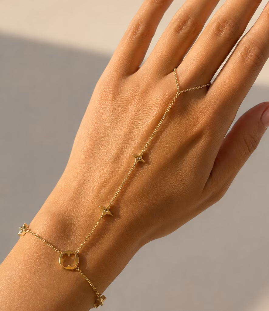 Clover Hand Chain